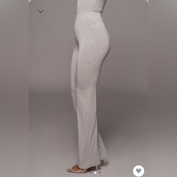 Jluxbasix : Grey Not So Yoga Pants - Picture 3 of 4